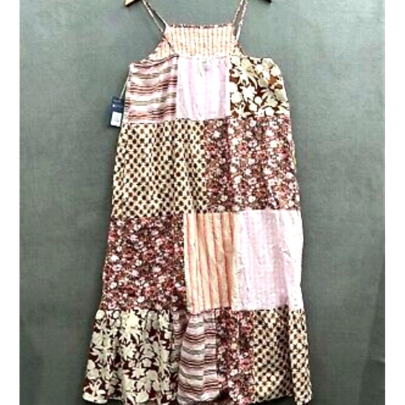 MULTICOLOR TIERED PATTERN DRESS - Picture 3 of 4